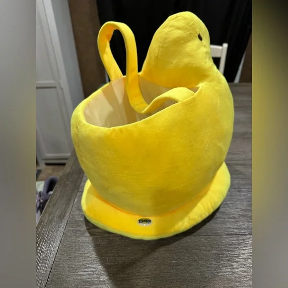 Yellow Plush Peep Basket - Picture 2 of 3